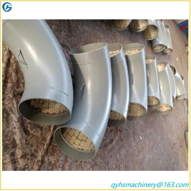 abrasion resistant ceramic lined steel pipe and elbow